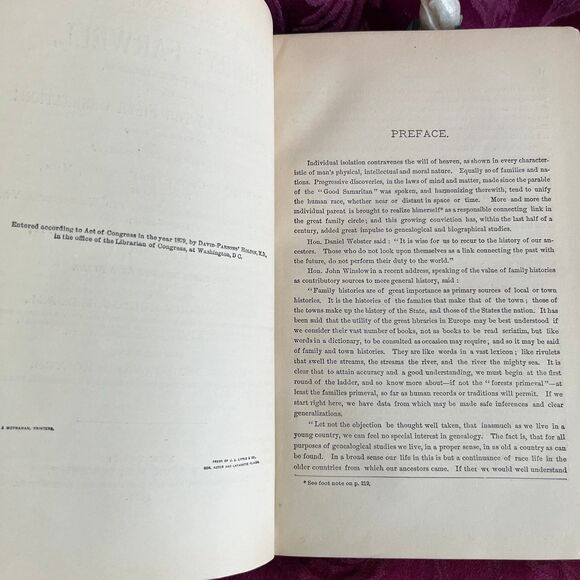 1879 Farwell Ancestral Memorial by David-Parsons Holton and Frances-K. Holton - Picture 4 of 10